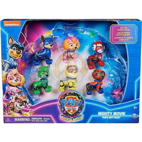 Paw Patrol The Movie 2 - Mini Figure 6 Pack Gift Pack