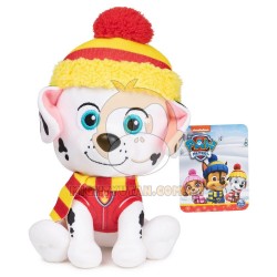 Paw Patrol Winter Holiday 6inch Plush - Marshall