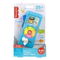 Fisher-Price Laugh & Learn Puppy's Music Player Infant Learning Toy, Blue