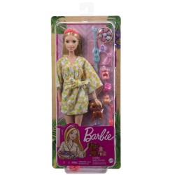 Barbie Doll With Puppy, Kids Toys, Self-Care Spa Day