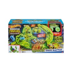 Hot Wheels Monster Trucks Arena Gunkster Ooze Battle