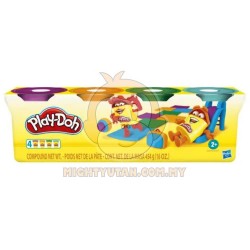 Play-Doh 4 Packs - Purple, Orange, Green, Light Blue