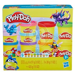 Play Doh Bright Rainbow 9 Pack