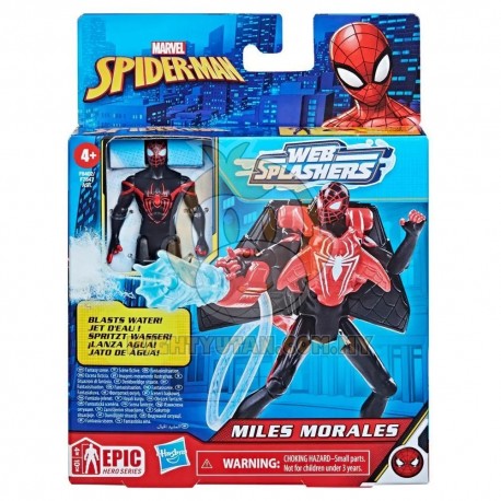 Marvel Spider-Man Aqua Web Warriors 4-Inch Miles Morales