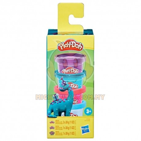 Play-Doh Dino Mini Color 4-Pack of Modeling Compound