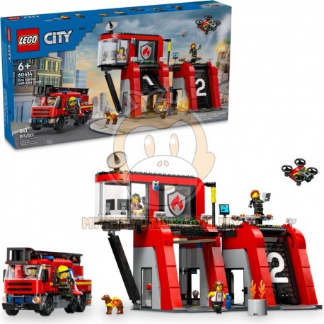 LEGO City 60414 Fire Station with Fire Engine