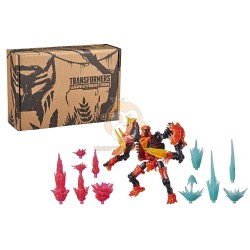 Transformers Generations War for Cybertron Deluxe WFC-K39 Tricranius Beast Power Fire Blasts Collection Pack