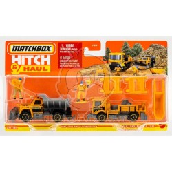 Matchbox Hitch And Haul MBX Construction Zone - Road Stripe King/Plowrizer