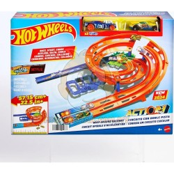 Hot Wheels Toy Car Track Set, Whip Around Raceway