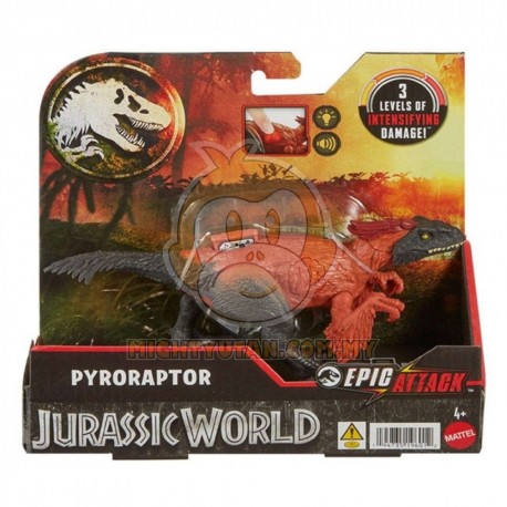 Jurassic World Epic Attack Pyroraptor