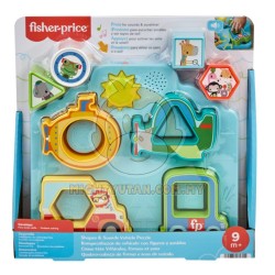 Fisher-Price Shapes & Sounds Vehicle Puzzle