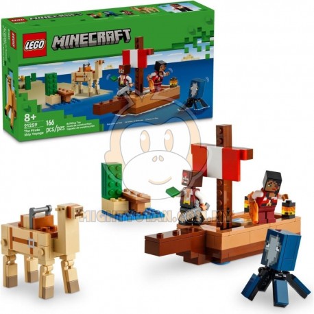 LEGO Minecraft 21259 The Pirate Ship Voyage