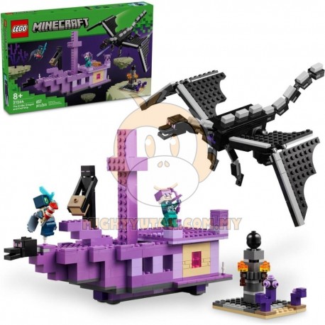 LEGO Minecraft 21264 The Ender Dragon and End Ship