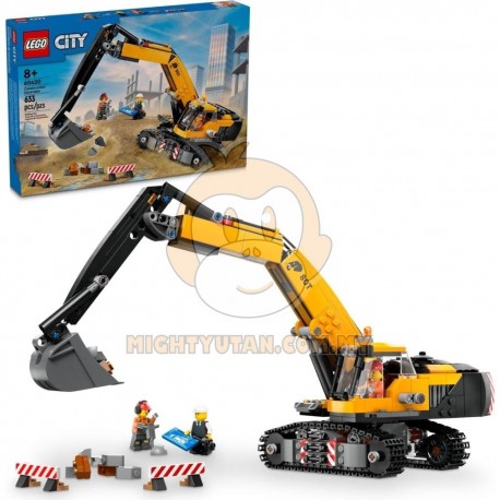 LEGO City 60420 Yellow Construction Excavator