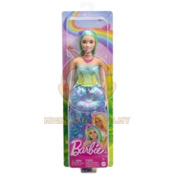 Barbie Royal Doll With Blue-Highlighted Hair, Butterfly-Print Skirt And Accessories