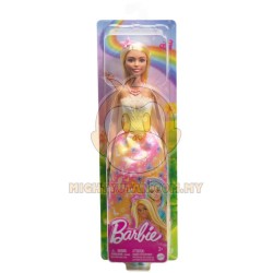 Barbie Royal Doll With Brightly Highlighted Hair, Butterfly-Print Skirt And Accessories