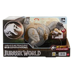 Jurassic World Wild Roar Dinosaur, Ekrixinatosaurus Action Figure Toy With Sound