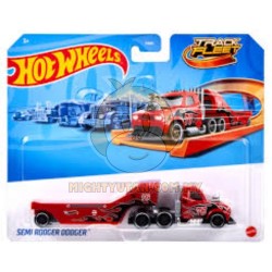 Hot Wheels Trackin Trucks, 1 1:64 Scale Hot Wheels Truck-Semi Rodger Dodger