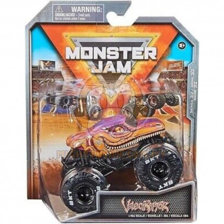 Monster Jam 1:64 Single Pack Series 32 - Velociraptor