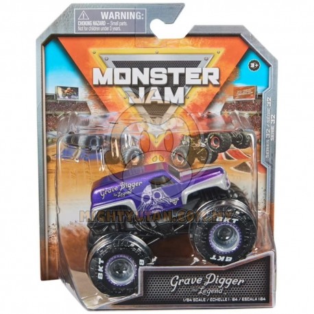 Monster Jam 1:64 Single Pack Series 32 - Grave Digger The Legend