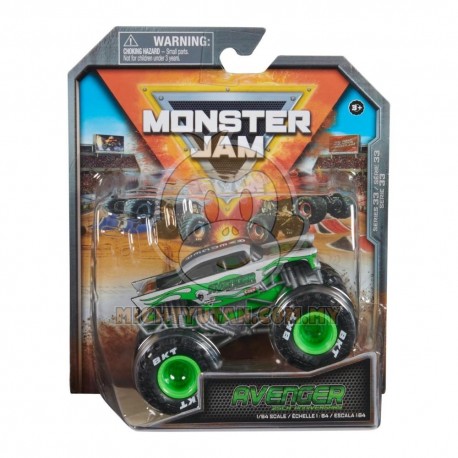 Monster Jam 1:64 Single Pack Series 33 - Avenger 25CH Anniversary