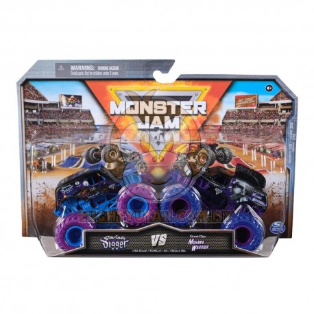 Monster Jam 1:64 Double Pack Series 29 - Son Uva Digger vs Mohawk Warrior