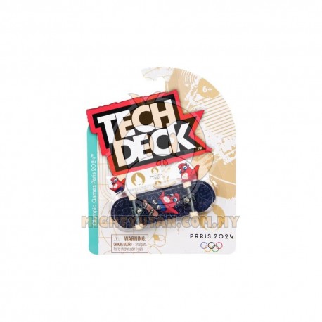 Tech Deck Olympic Paris 2024 Skateboard - Mascot