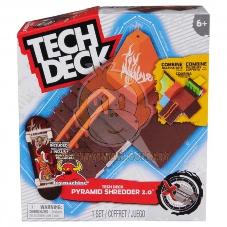 Tech Deck X-Connect Park Creator - Pyramid Shredder 2.0 Skateboard