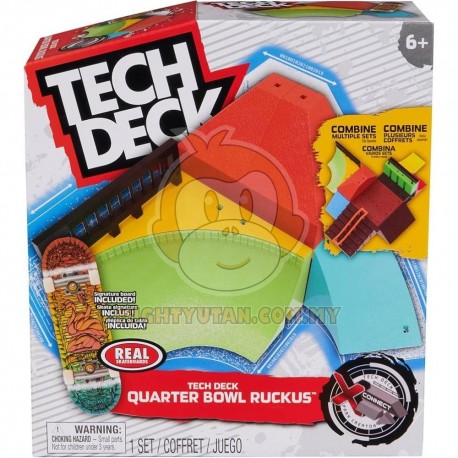 Tech Deck X-Connect Park Creator - Quarter Bowl Ruckus Skateboard