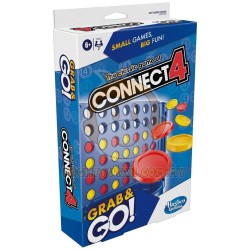 Connect 4 Grab and Go Game for Ages 6 and Up, Portable Game for 2 Players