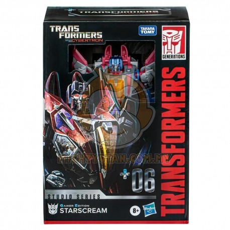 Transformers Studio Series Voyager Transformers: War for Cybertron 06 Gamer Edition Starscream 6.5" Action Figure