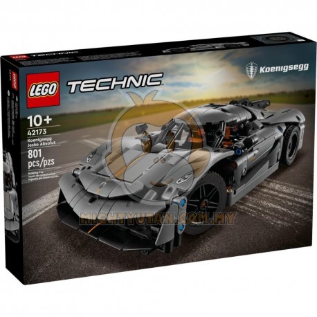 LEGO Technic 42173 Koenigsegg Jesko Absolut Grey Hypercar