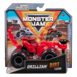 Monster Jam 1:64 Dirt Squad series 10 - Drilliam (Red)