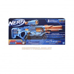 Nerf Elite 2.0 Eaglepoint RD-8 Blaster, 8-Dart Drum, Detachable Scope and Barrel, 16 Nerf Darts, Bolt Action