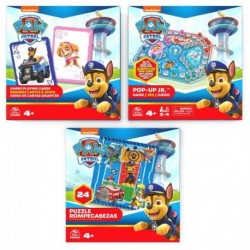 Cardinal Games Paw Patrol Game Bundle - Jumbo Cards, Pop-Up Game, 24-Piece Puzzles