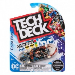 Teck Deck Colour Bars Series Single Pack Fingerboard - Superman