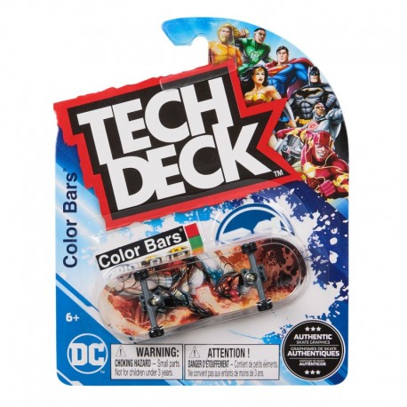 Teck Deck Colour Bars Series Single Pack Fingerboard - Cyborg