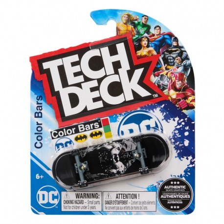 Teck Deck Colour Bars Series Single Pack Fingerboard - Batman