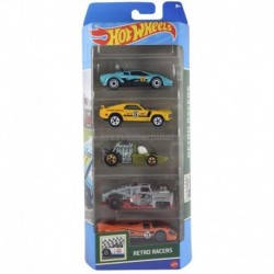 Hot Wheels Vehicle 5 Packs - Retro Racers