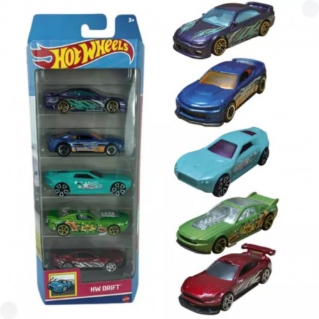 Hot Wheels Vehicle 5 Packs - HW Drift