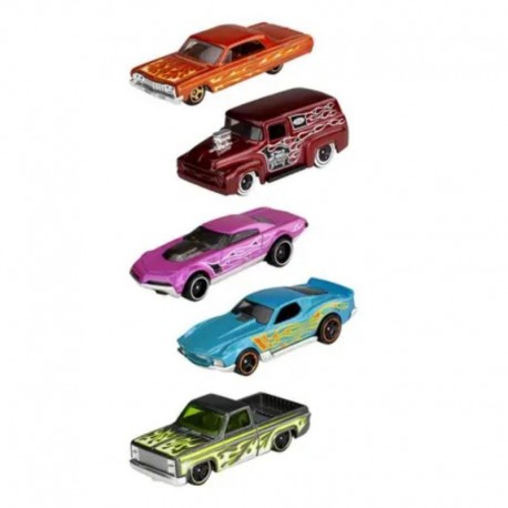 Hot Wheels Vehicle 5 Packs - HW Flames