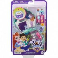 Polly Pocket Dolls And Playset Travel Toys, Snow Sweet Penguin Compact