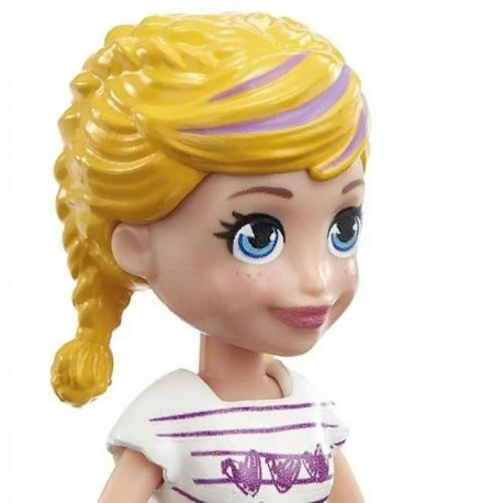 Polly Pocket Impulse Doll - Polly Wearing Teal And Black Skirt