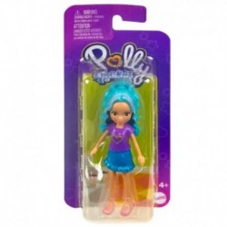 Polly Pocket Impulse Doll - Polly"s Friends Wearing A Purple Heart Shirt