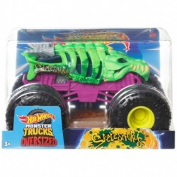 Hot Wheels Monster Trucks Oversized 1:24 Diecast - Skelesaurus