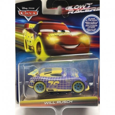 Disney Cars Glow Racers 1:55 Scale Diecast Vehicle Will Rusch