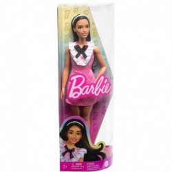 Barbie Fashionistas Doll 209 With Black Hair And A Plaid Dress