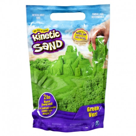 Kinetic Sand The Original Moldable Sensory Play Sand 2lb (910g) - Green