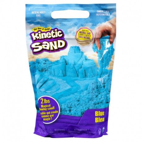 Kinetic Sand The Original Moldable Sensory Play Sand 2lb (910g) - Blue