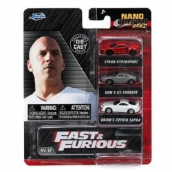 Jada Nano Fast Furious 3 Car Set 1